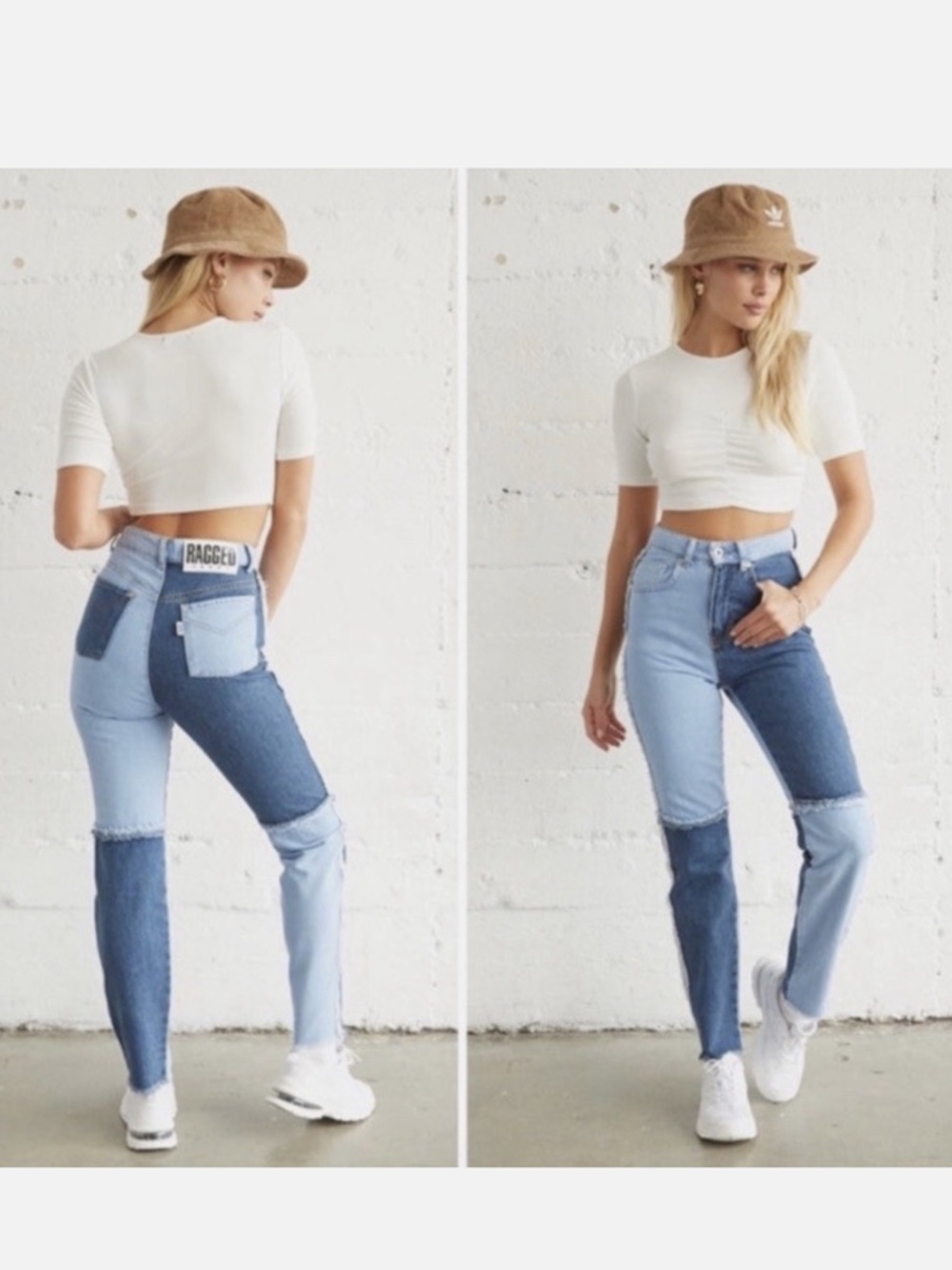 The Ragged Priest Quarter Panel Woman’s Jeans 100% Cotton